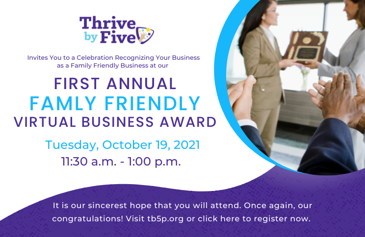 TB5 Family Friendly Award Invite - Virtual Event 2021